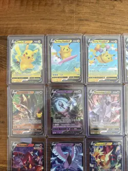 Pokemon V 20 Card Lot Pikachu Lugia JPN, Mewtwo Lucario Articuno Volcanion - Image 2