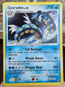 Pokemon TCG Gyarados - (DP Stormfront) 19/100 Deck Exclusives Holo Rare LP- Card - Image 1