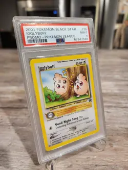 PSA 9 Igglybuff #36 Wizards Black Star Promo Card pokemon league wotc - Image 2