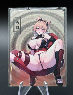 Yoimiya - genshin | Goddess Yisisantan meika 3 - rare MT-03 Waifu ccg metal Card - Image 1