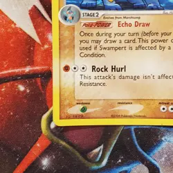 Swampert - 27/100 - Holo Rare - Pokemon Card - Lot #669 - Image 5