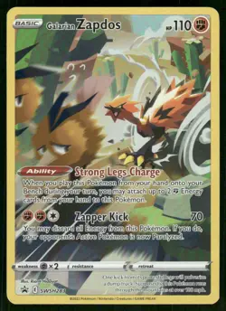 Galarian Zapdos - SWSH283 Promo Holo NM Pokemon SWSH: Sword & Shield Promo Cards - Image 1