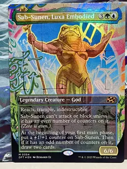 1x Sab-Sunen, Luxa Embodied - Borderless Foil - Aetherdrift (DFT) - Card #354 - Image 2