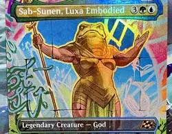 1x Sab-Sunen, Luxa Embodied - Borderless Foil - Aetherdrift (DFT) - Card #354 - Image 3