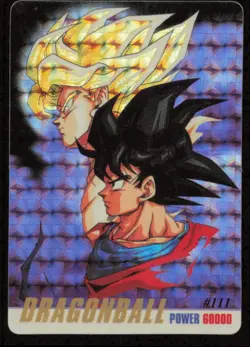 Son Goku Prism Holo Japanese Dragon Ball Card "Collector's Edition" Vintage - Image 1