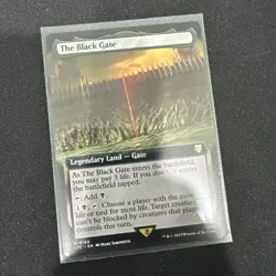 The Black Gate 0160 NM Pack Fresh Non-Foil Extended Art - Image 1