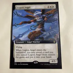 MTG Legion Angel (Extended Art) (318) | NM | Zendikar Rising {ZNR} - Image 1