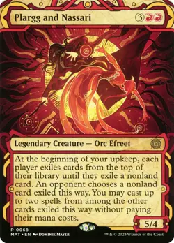 [MTG] Plargg and Nassari (Foil) (Showcase) (0068) (MAT) NM - Image 1