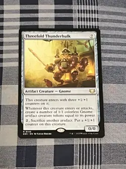 Threefold Thunderhulk #145 | Magic Edge of Eternities Commander - Image 1