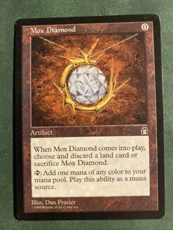 Magic The Gathering Mox Diamond - Very Lightly played - Image 1