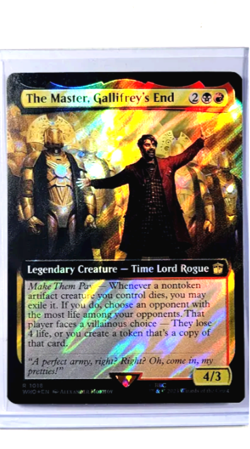 2023 MTG Magic the Gathering WHO Doctor Who Surge Foil The Master Gallifreys End - Image 1
