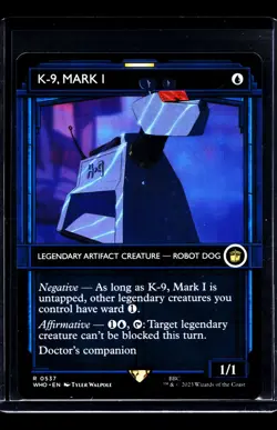 2023 MTG Magic The Gathering WHO Doctor Who Showcase #537 K-9 Mark I - Image 1