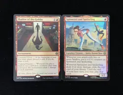 2025 Magic The Gathering MTG Marvel #R Foil Spinneret and Spiderling Lot*2 AK001 - Image 1