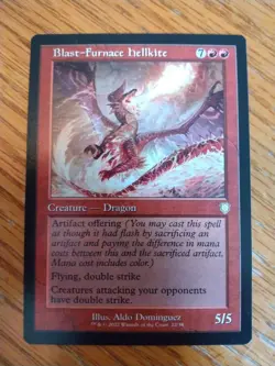 Blast-Furnace Hellkite (Retro Frame) Commander: the Brothers' War Regular - Image 1