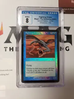 FIGHTING DRAKE 7th Edition Foil U CGC 8 NM-MINT - Image 1