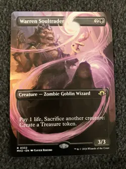 Magic The Gathering MTG - Warren Soultrader (Borderless) - Modern Horizons 3 - Image 1