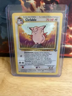 Pokemon Clefable Jungle Non-Holo Rare Card 17/64 1999 Wizards - Image 1