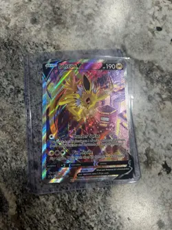 Jolteon v SWSH183 Pokemon TCG Sword & Shield Holo Black Star Promo - Image 1