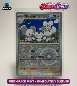 Maushold 161/198 Reverse Holo Pokemon TCG: Scarlet & Violet Base Set MINT - Image 1