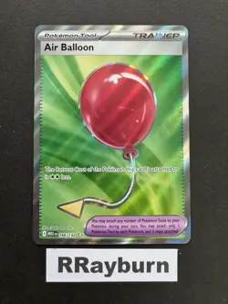 Pokemon Air Balloon Trainer 166/132 Me01: Mega Evolution Ultra Rare Holo - Image 1