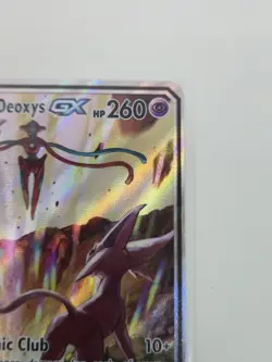 Pokemon TCG Espeon & Deoxys GX Ultra Rare Tag Team SM240 Holo Promo Blackstar - Image 3