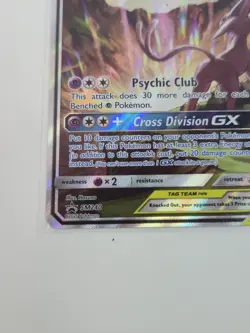 Pokemon TCG Espeon & Deoxys GX Ultra Rare Tag Team SM240 Holo Promo Blackstar - Image 5