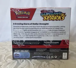 Pokemon TCG Scarlet Violet Surging Sparks Booster Box Factory Sealed Slight Tear - Image 2