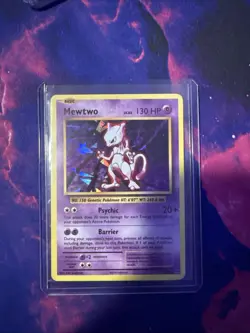 Pokemon Mewtwo TCG Evolutions 51/108 Cracked Ice Holo Promo Card - Image 1
