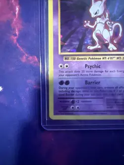 Pokemon Mewtwo TCG Evolutions 51/108 Cracked Ice Holo Promo Card - Image 4