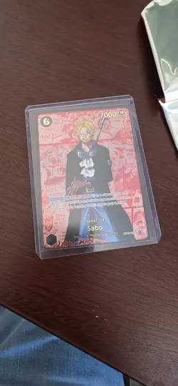 One Piece Card Sabo OP13-120 SEC Red OP13 Manga - Image 1
