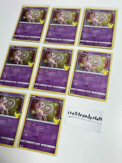 Pokemon Celebrations Mew 011/025 Rare Card Lot Of 8 - Image 3