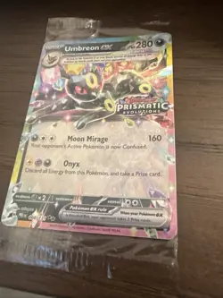 Pokemon TCG Prismatic Evolutions Umbreon EX Card 060/131 Stamped Promo, Sealed - Image 1