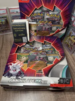 Pokemon TCG: Annihilape EX Box - Bonus Foil Cards Promos Brand NEW SEALED - Image 1