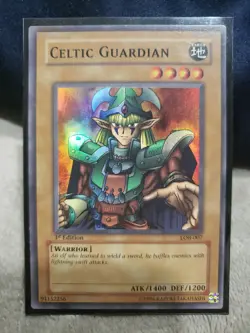 Yugioh Card Celtic Guardian LOB-007 1st Edition 2002 LOB Yugi Muto Warrior... - Image 1