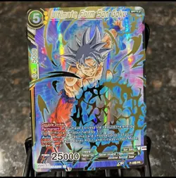 Ultimate Form Son Goku Alt Art GOLD STAMP Foil Dragon Ball Super Card Game NM - Image 1