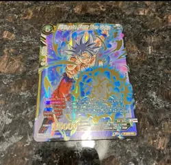 Ultimate Form Son Goku Alt Art GOLD STAMP Foil Dragon Ball Super Card Game NM - Image 3