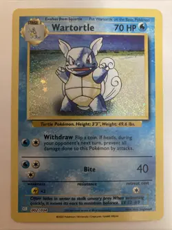 x1 Wartortle 002/034 Holo Classic Collection CLB Promo 2023 Pokemon Card - Image 1