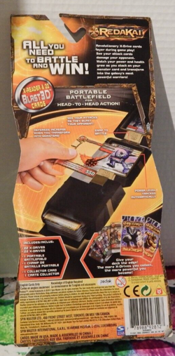 VINTAGE REDAKAI CONQUER THE KAIRU X-READER & 22 BLAST 3D CARDS-META CHARGED - Image 5