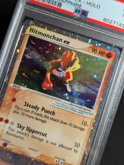 PSA 7 Hitmonchan ex - EX Ruby & Sapphire 98/109 Holo - Pokemon Card 2003 - Image 5