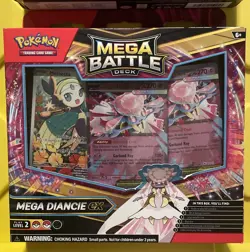 Mega Battle Deck Mega Gengar Ex & Mega Diancie Ex Lot of 2 Pokemon Cards - Image 3