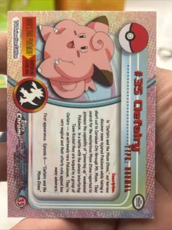 Clefairy #35 - Topps Chrome Series 1 Pokemon Card Light Play - Image 2