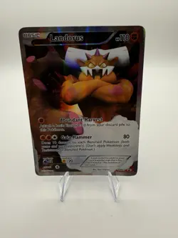 Landorus BW43 Pokemon TCG Black Star Black & White Promo Full Art Holo Card LP - Image 1