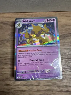 Mega Evolution Build and Battle Alakazam Promo Card and Deck SEALED Pokemon TCG - Image 1