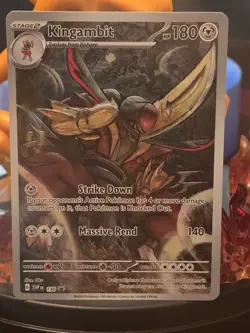 Kingambit SVP130 Pokemon TCG Scarlet & Violet: Shrouded Fable Promo Card - Image 1