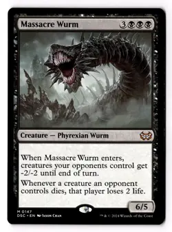 Massacre Wurm 147 Commander: Duskmourn: House of Horror NM - Image 1