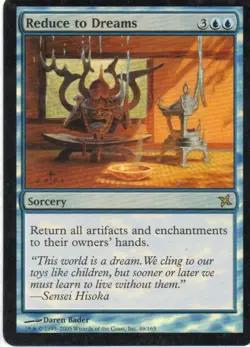 MTG: Betrayers of Kamigawa: Foil Reduce to Dreams: Lightly Played Condition - Image 1