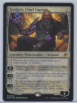 Tezzeret, Cruel Captain - Legendary Planeswalker - Edge of Eternities - Mythic - Image 1