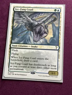 Ice-Fang Coatl - Mystery Booster 2 - White Border - NM - MTG - Magic - Image 3