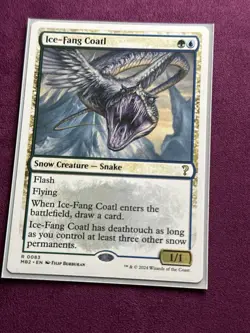 Ice-Fang Coatl - Mystery Booster 2 - White Border - NM - MTG - Magic - Image 4