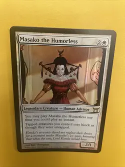 MTG - Masako the Humorless - FOIL - Champions of Kamigawa - NM/MT - Brandy New! - Image 1